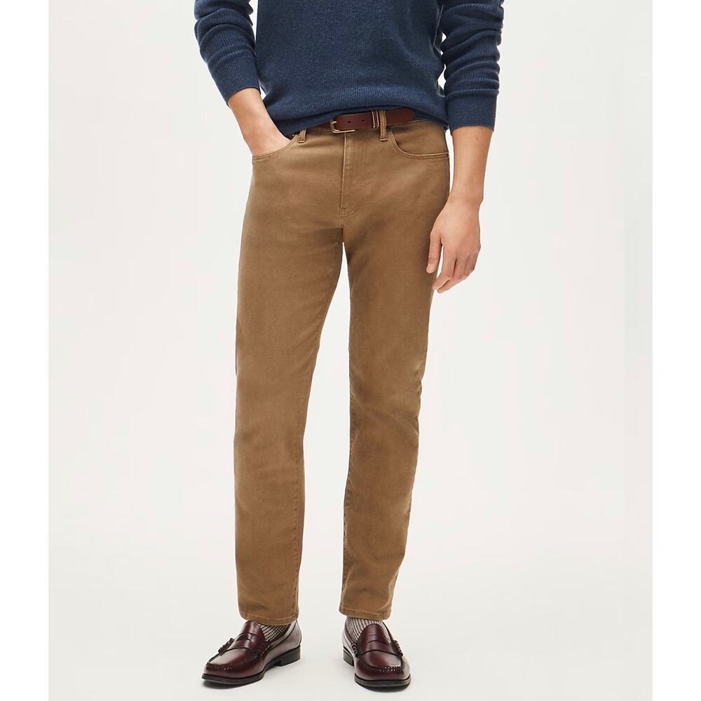 J. Crew 770 Straight-fit Bergen five-pocket pant in Dark Khaki NWT size 30/30